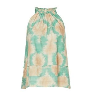 Ulla Johnson tie-dye cotton blouse sz 12